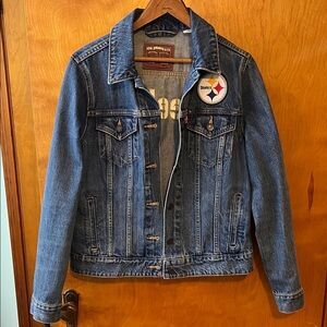 Levi's Classic NFL Pittsburgh Steelers Blue Denim Jacket